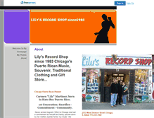 Tablet Screenshot of lilysrecordshop.com